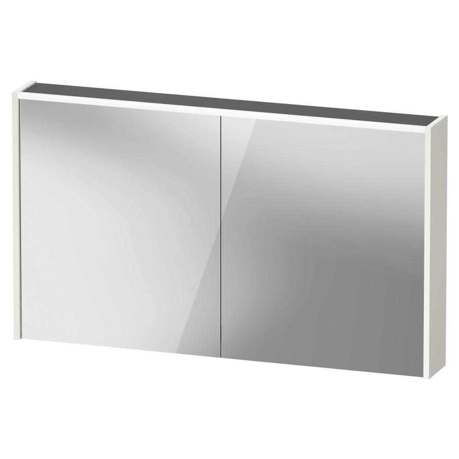 Armoire de toilette D-CODE
120 x 70 x 14.8 cm
1&nbsp;prise, 2&nbsp;portes à double miroir
2 étagères en verre
éclairage LED direct
en haute 9 Watt, 4000 Kelvin
Classe d’énergie D, IP44