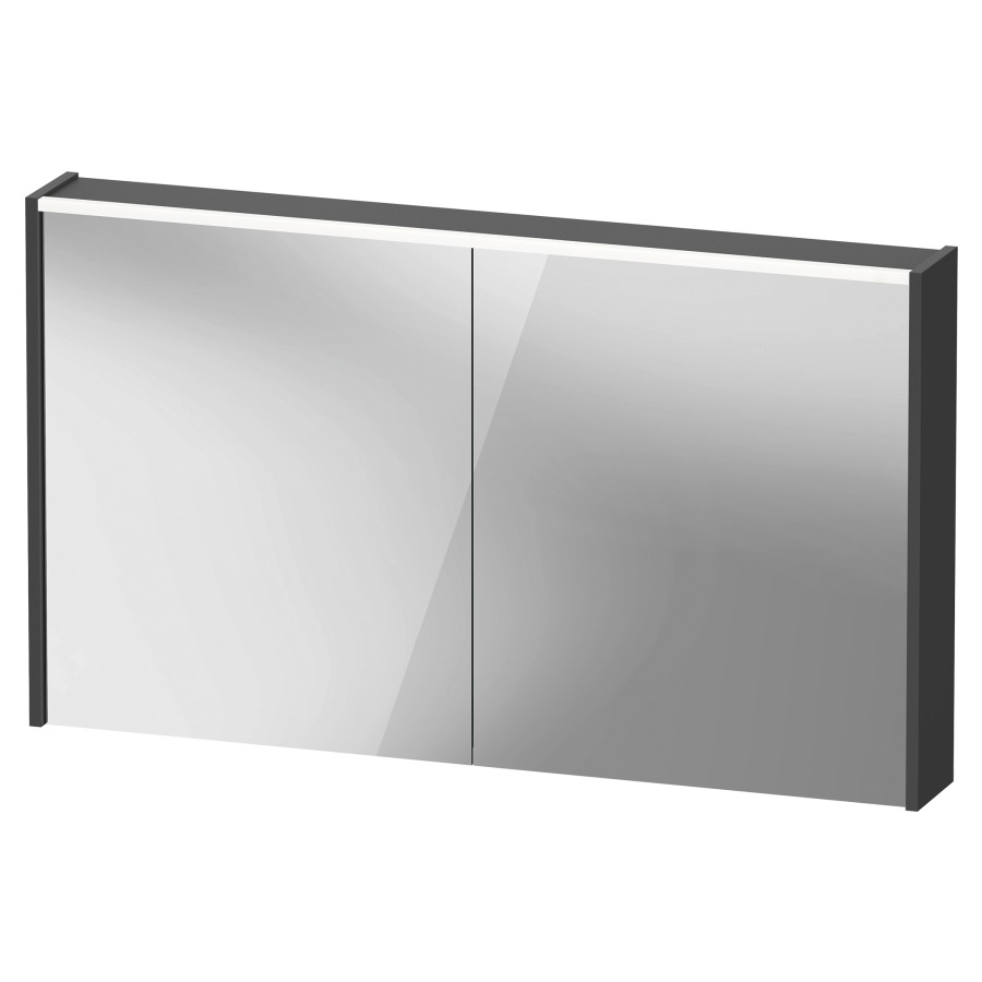Armoire de toilette D-CODE
120 x 70 x 14.8 cm
1&nbsp;prise, 2&nbsp;portes à double miroir
2 étagères en verre
éclairage LED direct
en haute 9 Watt, 4000 Kelvin
Classe d’énergie D, IP44