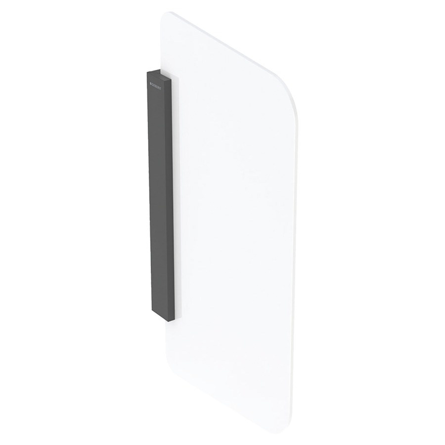 Séparation d'urinoir GEBERIT
4 x 75.4 x 43.2 cm
Verre, avec matériel de fixation
support noir mat