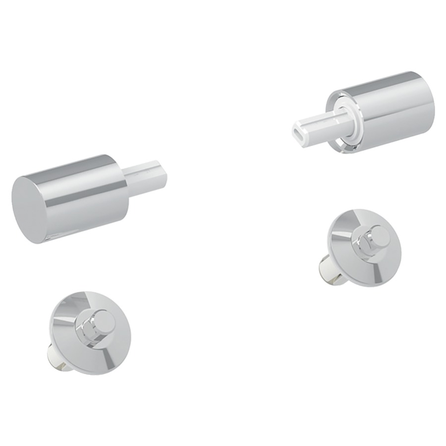 Set de charnières GEBERIT
pour couvercle urinoir Renova S
abaissement automatique