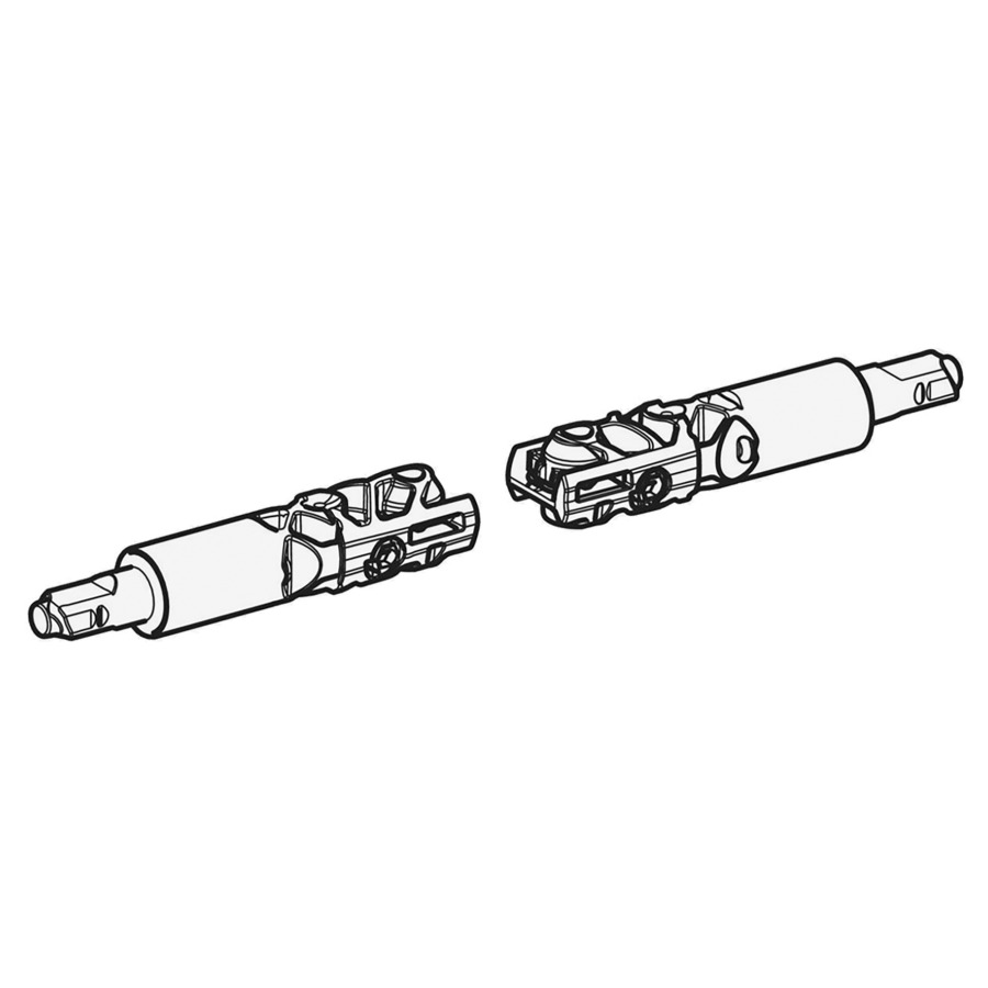 Set de charnières GEBERIT
pour siège de WC, QuickRelease mécanique
pour EasyMount