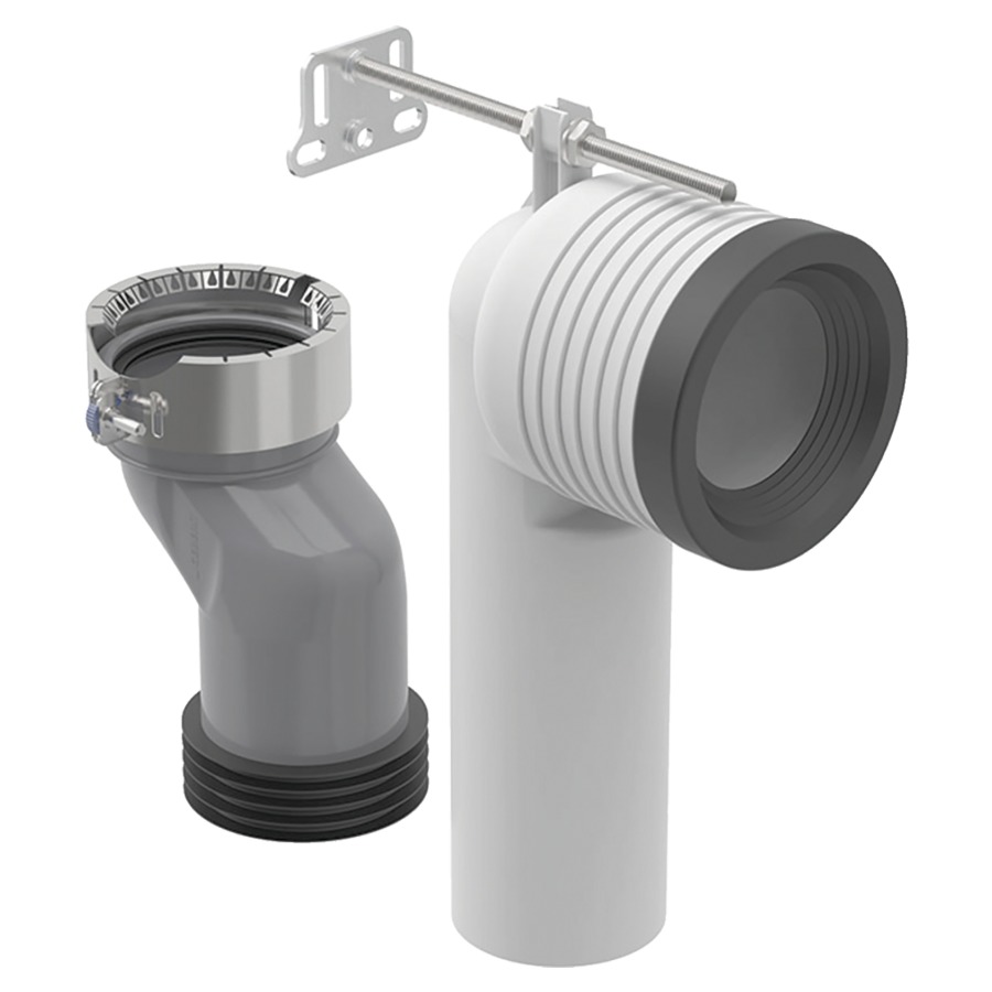Set de raccordement GEBERIT
pour WC au sol TurboFlush
sortie verticale