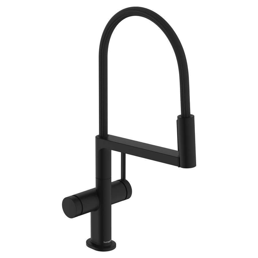 Spültischmischer TALIS SELECT M54
PowderSpray, Ausladung 213 mm
Schwenkauslauf Auszugsbrause
60°, 110°, 150° oder 360°
Auszugbrause, Brausestrahl
und Laminarstrahl, Select-Button
On/Off, MagFit magnetische
Brausehalterung, Quick-Connect
Brauseschlauch
Durchflussmenge 5.6 (L/min)
Energieklasse A, Geräuschgruppe I