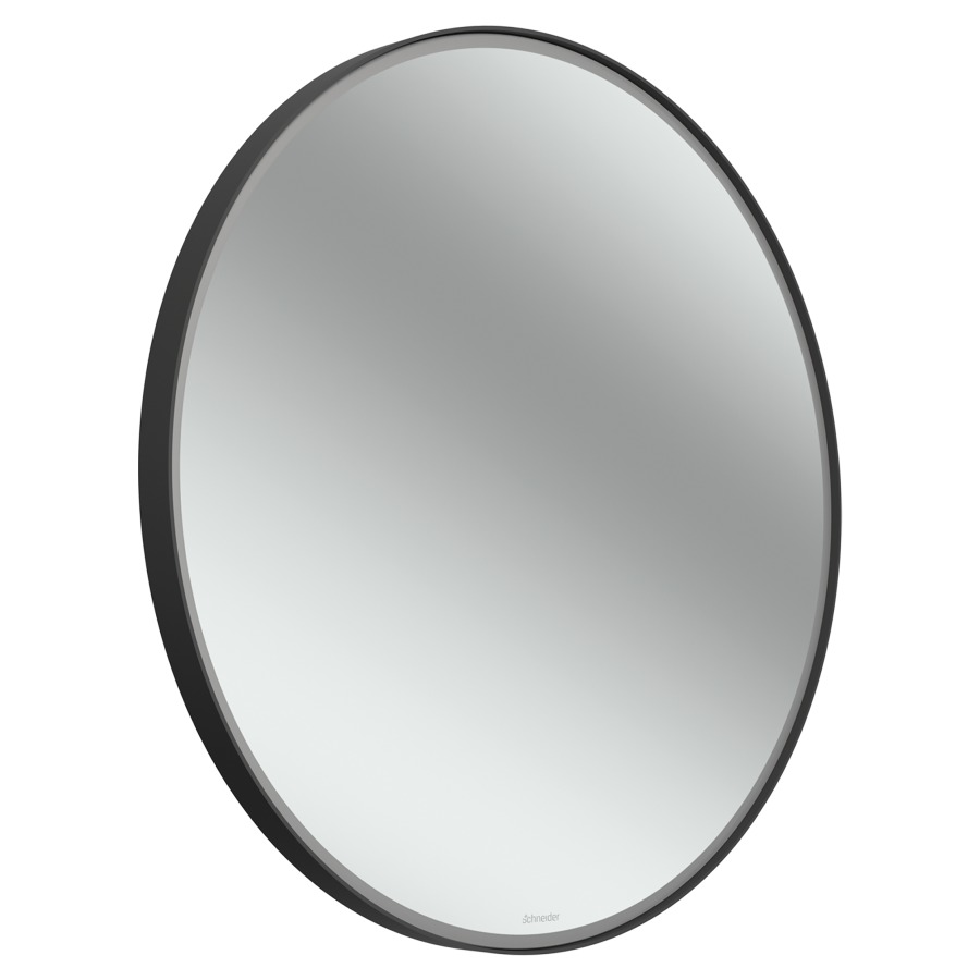 Miroir lumineux Schneider FLOAT D2W
D 90 cm x T 4.5 cm
profilé en acier, montage AP
éclairage LED, 27 Watt, entourante
2000-6500 Kelvin, 4603 Lumen
Dim2Warm, bouton-poussoir en bas du cadre 
IP44, Classe d’énergie C