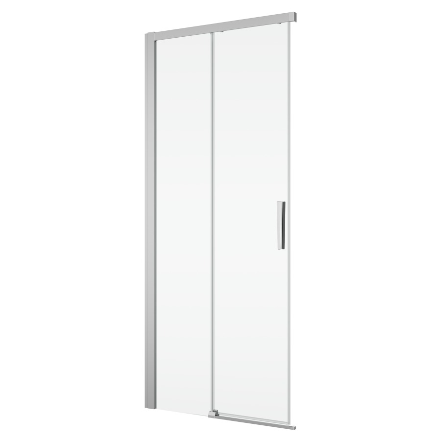 Porte coulissante DIVERA
80 cm, H 200 cm
2 panneaux, montage à gauche
pour entrée diagonale
protection Aquaperle