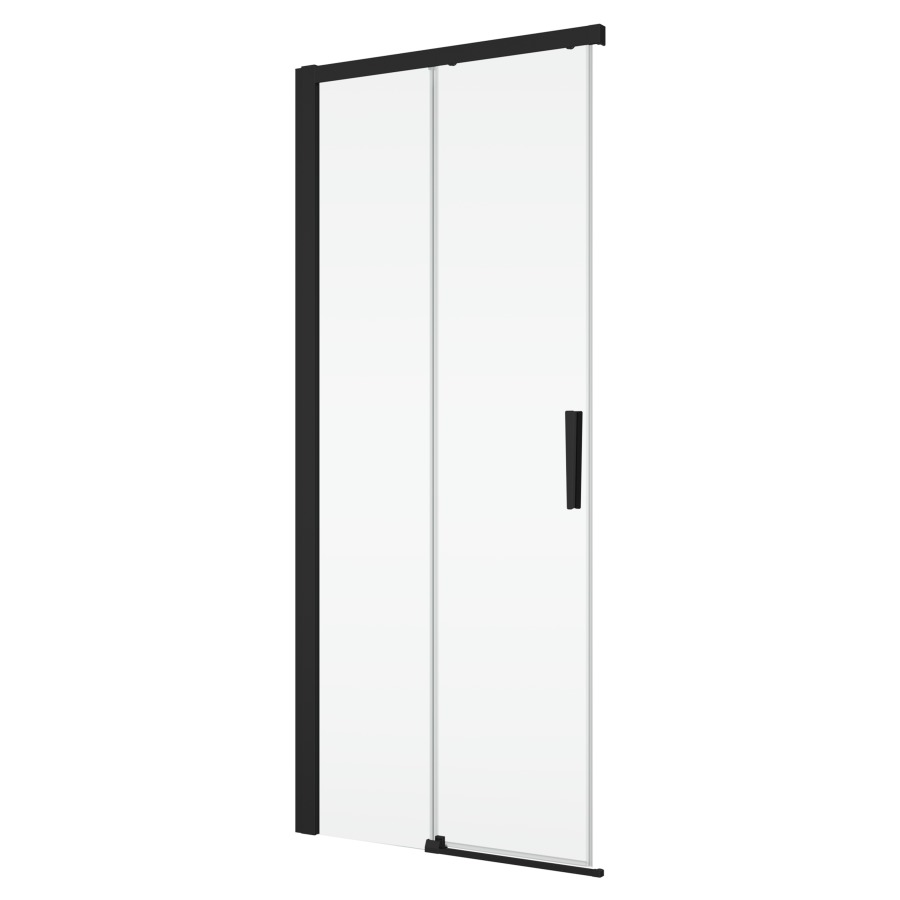 Porte coulissante DIVERA
90 cm, H 200 cm
2 panneaux, montage à gauche
pour entrée diagonale
protection Aquaperle