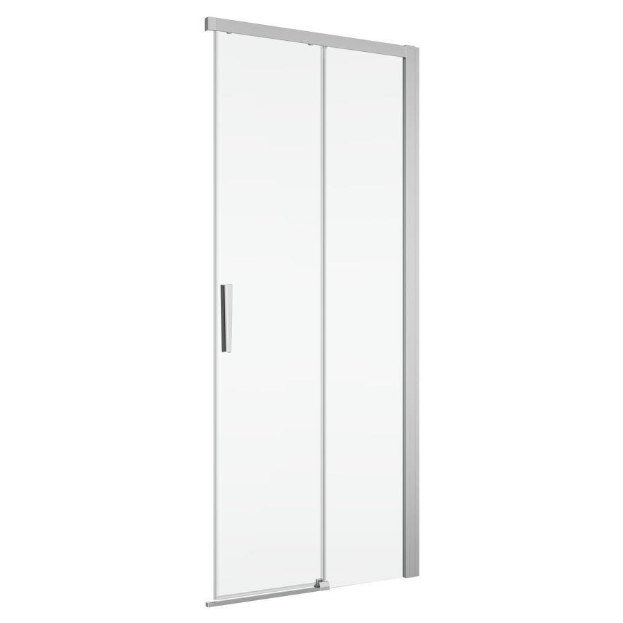 Porte coulissante DIVERA
100 cm, H 200 cm
2 panneaux, montage à droite
pour entrée diagonale
protection Aquaperle