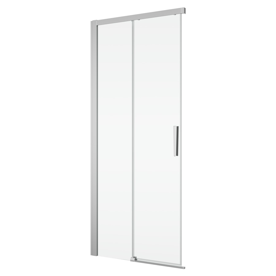 Porte coulissante DIVERA
120 cm, H 200 cm
2 panneaux, montage à gauche
pour entrée diagonale
protection Aquaperle