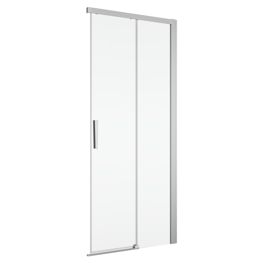 Porte coulissante DIVERA
120 cm, H 200 cm
2 panneaux, montage à droite
pour entrée diagonale
protection Aquaperle