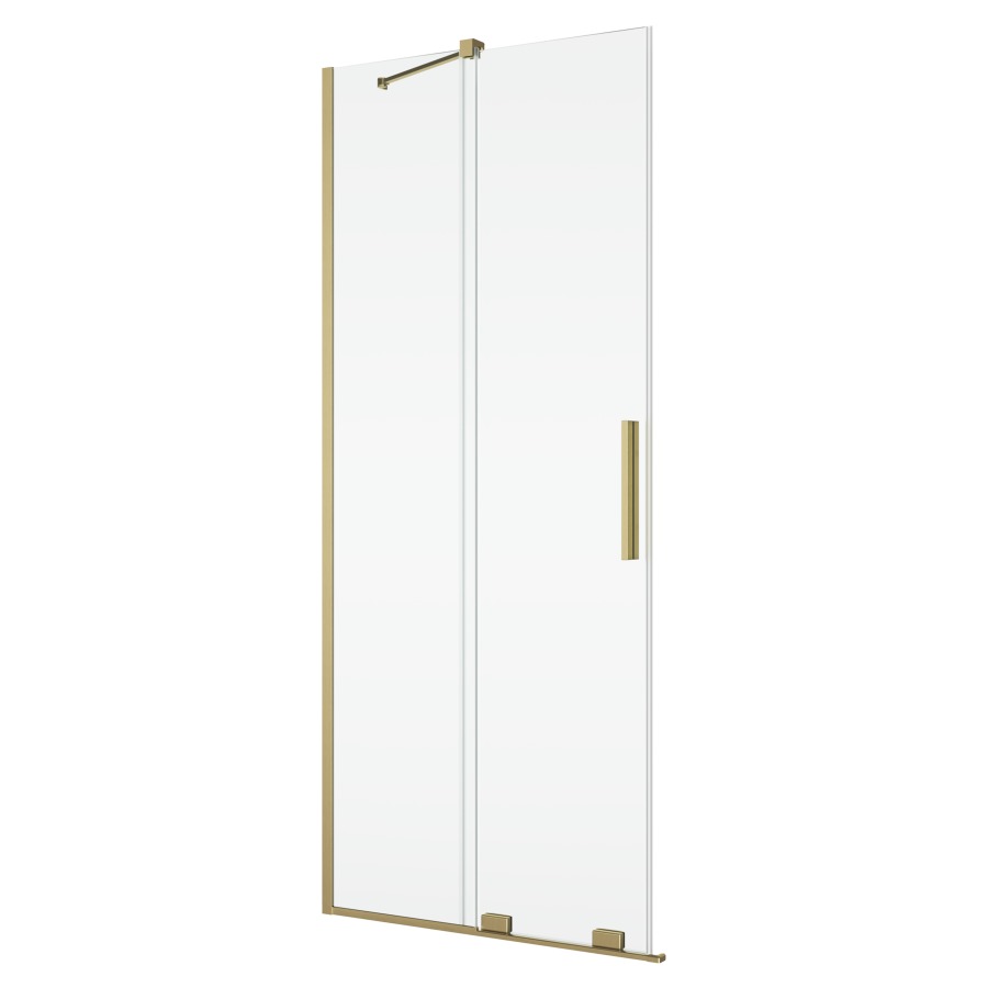 Porte coulissante AMALIA
pour entrée diagonale
100 cm, H 200 cm
avec partie fixe, montage à gauche
avec renfort d'angle