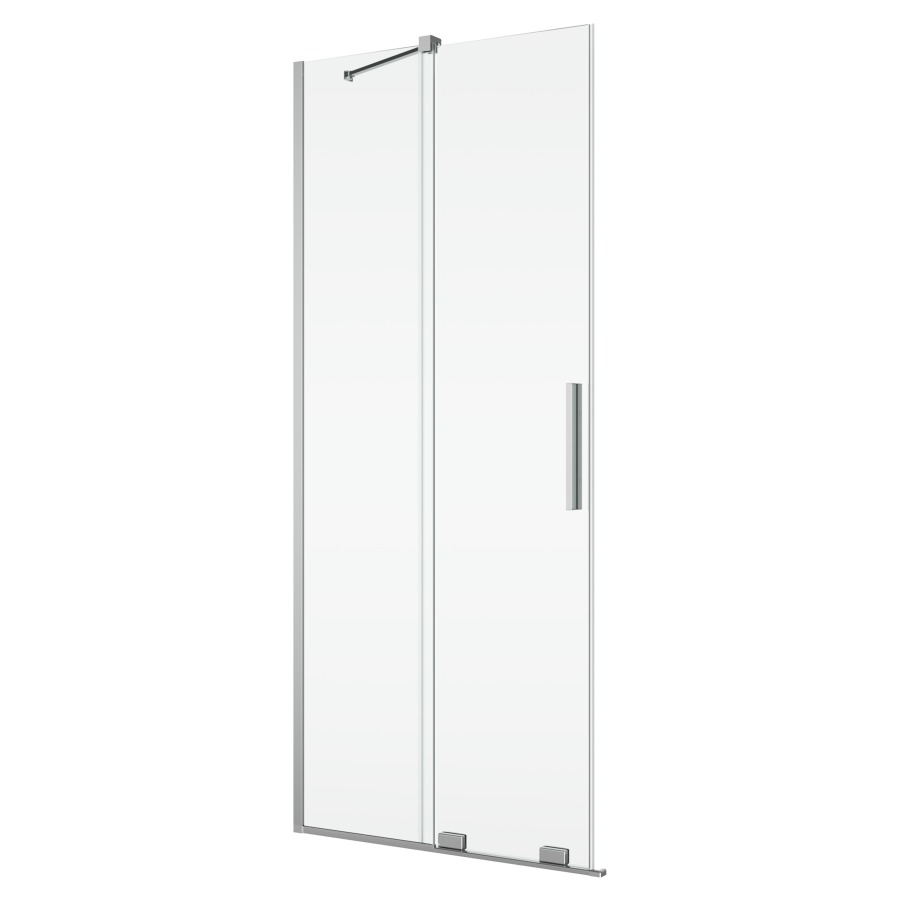 Porte coulissante AMALIA
pour entrée diagonale
100 cm, H 200 cm
avec partie fixe, montage à gauche
avec renfort d'angle