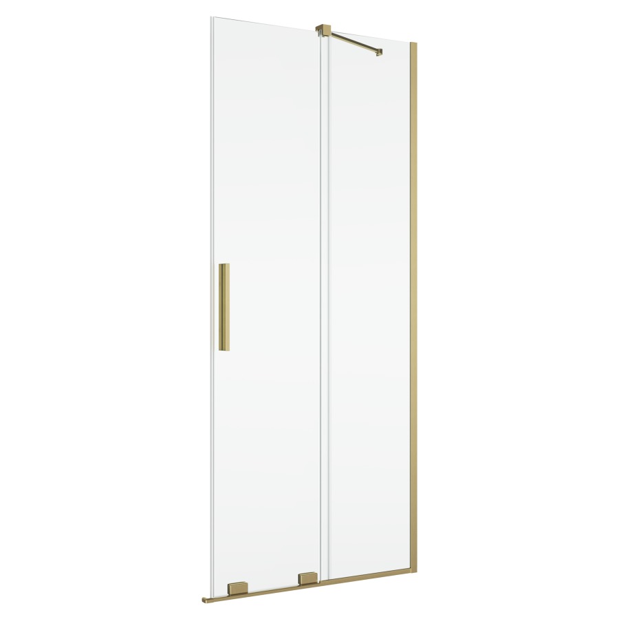 Porte coulissante AMALIA
pour entrée diagonale
100 cm, H 200 cm
avec partie fixe, montage à droite
avec renfort d'angle