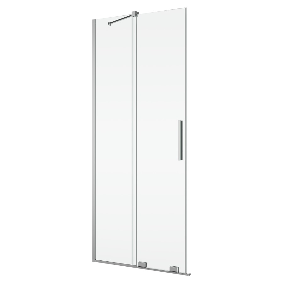 Porte coulissante AMALIA
pour entrée diagonale
120 cm, H 200 cm
avec partie fixe, montage à gauche
avec renfort d'angle