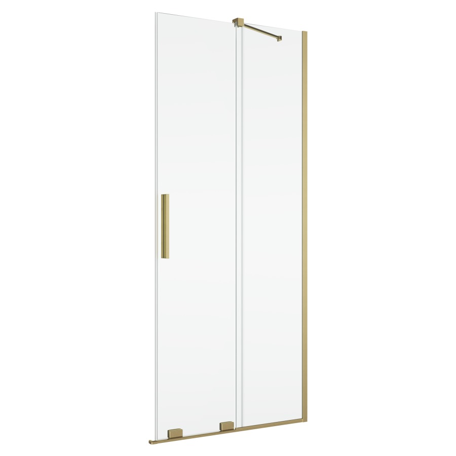 Porte coulissante AMALIA
pour entrée diagonale
120 cm, H 200 cm
avec partie fixe, montage à droite
avec renfort d'angle