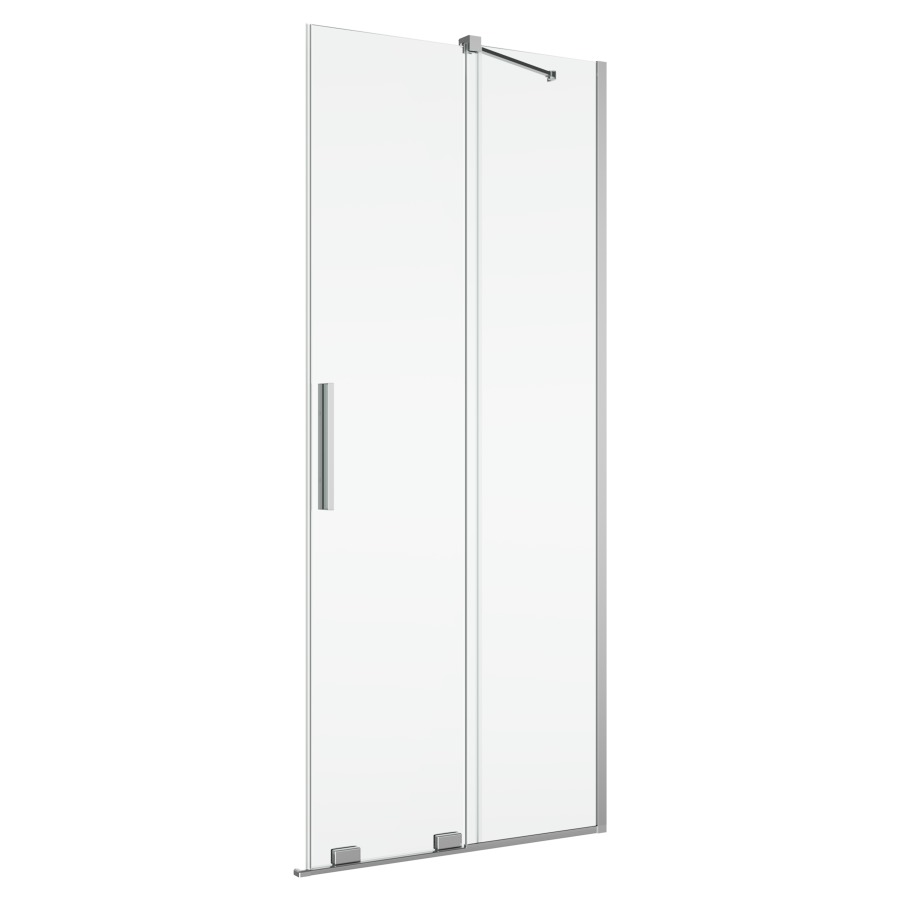 Porte coulissante AMALIA
pour entrée diagonale
80-120 cm, H -200 cm
avec partie fixe, montage à droite
avec renfort d'angle