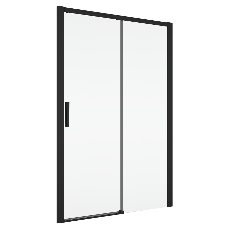 Porte coulissante DIVERA
100 cm, H 200 cm
1 panneau, avec partie fixe 
montage à droite
pour niche où cloison latérale
protection Aquaperle