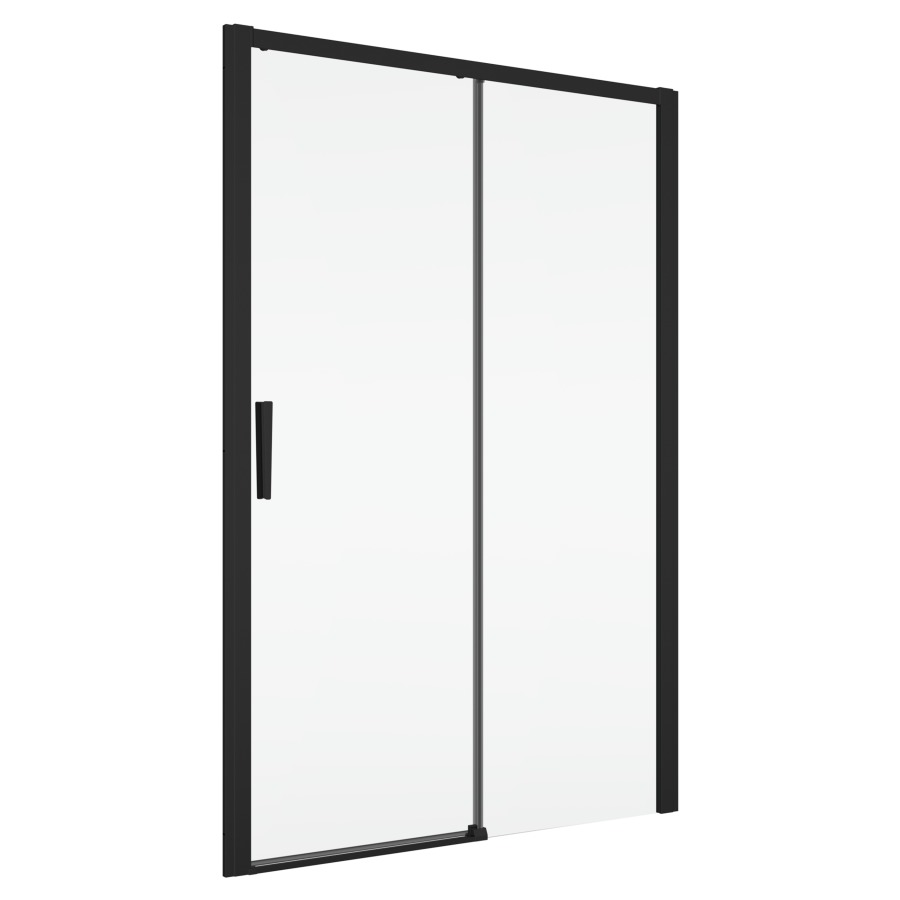 Porte coulissante DIVERA
140 cm, H 200 cm
1 panneau, avec partie fixe 
montage à droite
pour niche où cloison latérale
protection Aquaperle