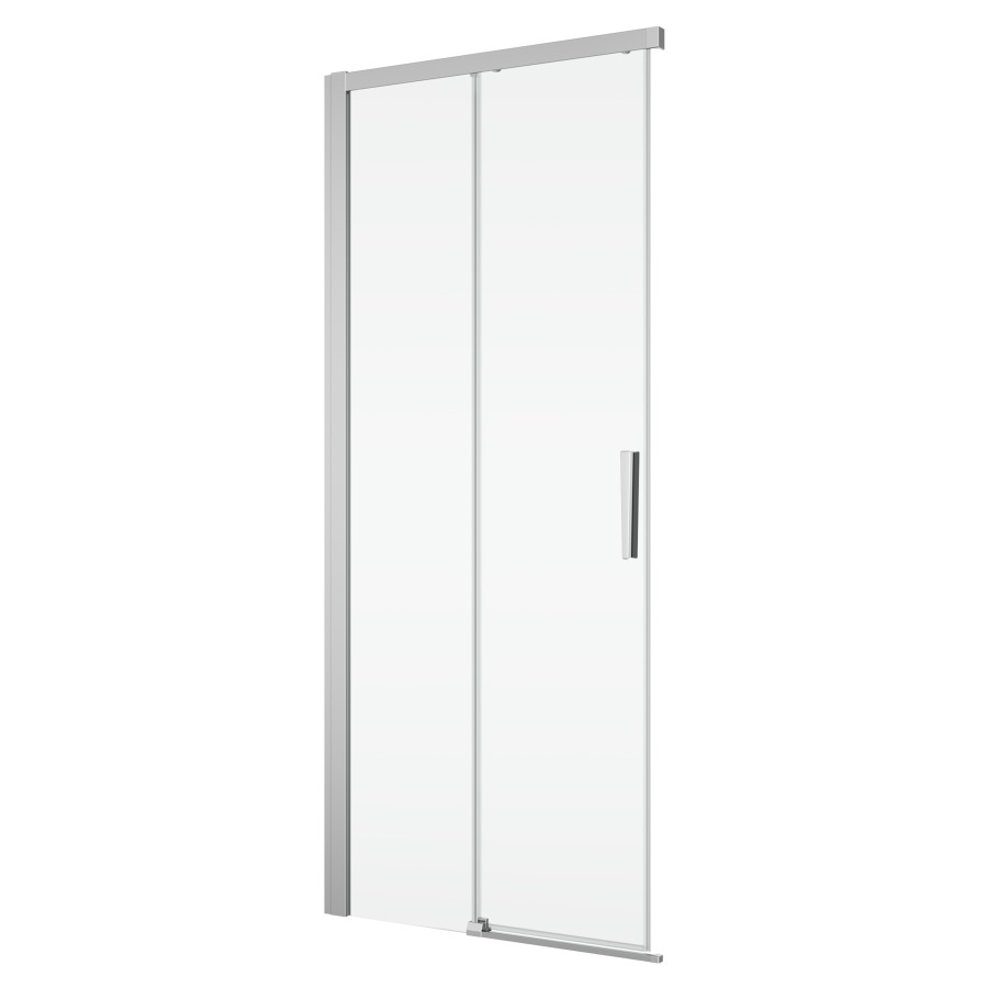 Porte coulissante DIVERA
90.1-120 cm, H -200 cm
2 panneaux, montage à gauche
pour entrée diagonale
protection Aquaperle