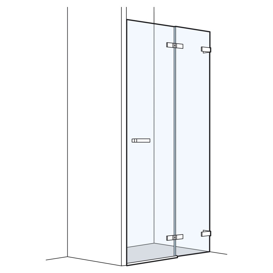 Porte battante O202 niche
70-100 cm, H 200 cm
sans cadre, charnières à droite
avec élément fixe
MESURES EXACTES SELON PRISE DE MESURE
quantité minimale de commande 5 pièces
achat individuel +20% sur les produits 
et les montages