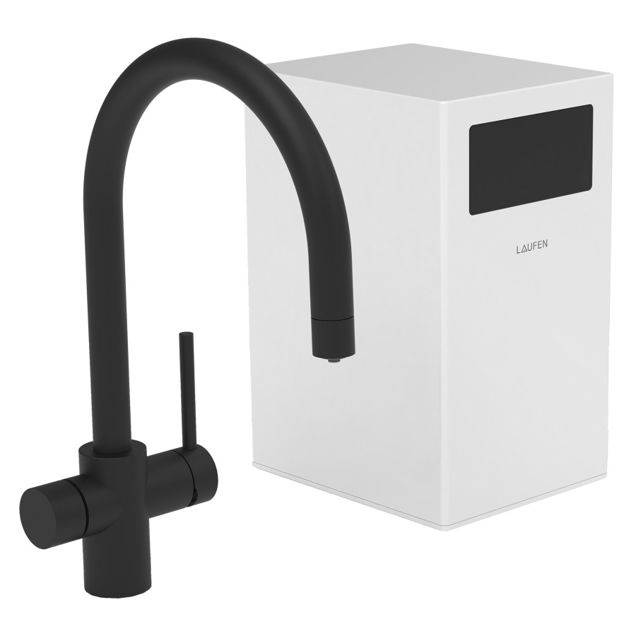 Mélangeur d'évier Vara
Home pack mitigeur d'évier multifonction 
"Hot (H)", saillie 225 mm
goulot orientable 360°
mitigeur avec goulot extensible 
et contrôleur intégré
poignée à droite = eau mitigée
poignée à gauche = eau fonctionnelle
3 niveaux d'eau chaude