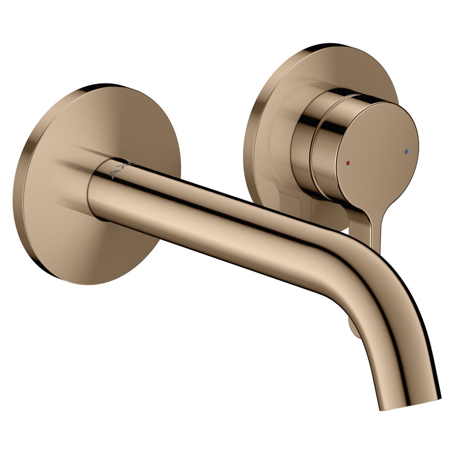 Wand-Zweilochmischer ONE UP
Ausladung 160 mm, Auslauf fest
mit unverschliessbarer Ablaufgarnitur
Durchflussmenge 5 (L/min)
mit Hebelgriff
Griff links oder rechts positionierbar
ohne Einbaukörper 757055