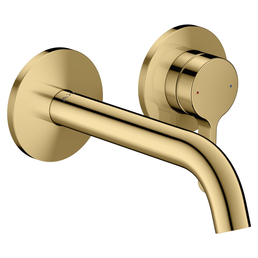 Wand-Zweilochmischer ONE UP
Ausladung 160 mm, Auslauf fest
mit unverschliessbarer Ablaufgarnitur
Durchflussmenge 5 (L/min)
mit Hebelgriff
Griff links oder rechts positionierbar
ohne Einbaukörper 757055