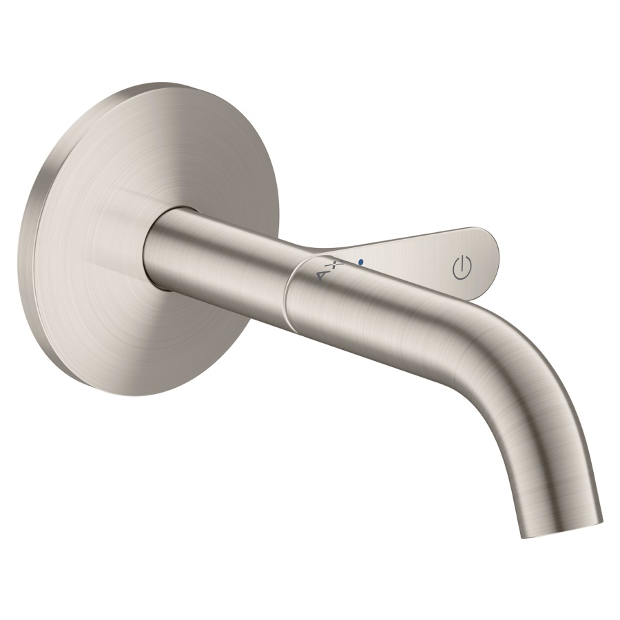 Wandmischer ONE UP
Ausladung 160 mm, Auslauf fest
mit unverschliessbarer Ablaufgarnitur
Durchflussmenge 5 (L/min)
Ein-/Ausschalten über Select-Griff 
ohne Einbaukörper 757523