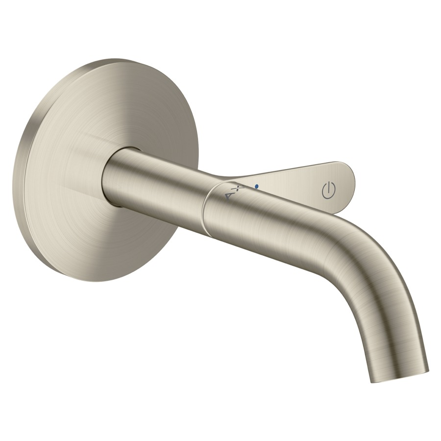 Wandmischer ONE UP
Ausladung 160 mm, Auslauf fest
mit unverschliessbarer Ablaufgarnitur
Durchflussmenge 5 (L/min)
Ein-/Ausschalten über Select-Griff 
ohne Einbaukörper 757523
