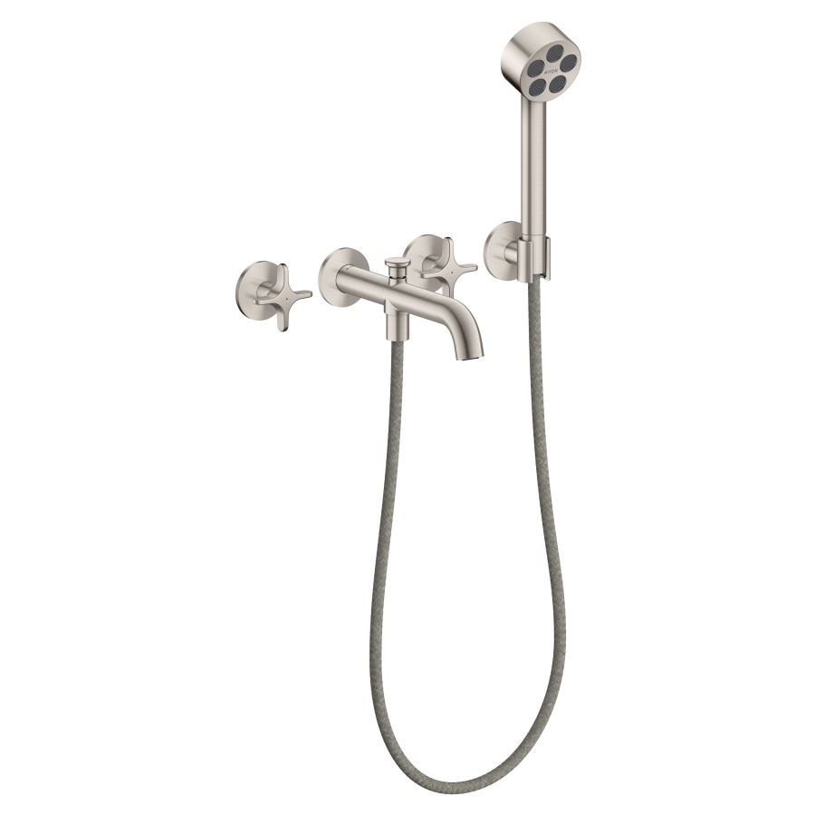 Badebatterie ONE UP
Ausladung 220 mm
Handbrause, Brausehalter, Brauseschlauch
Durchflussmenge 25.7 (L/min)
mit Kreuzgriffen, Umsteller
Rückflussverhinderer
ohne Einbaukörper 757051