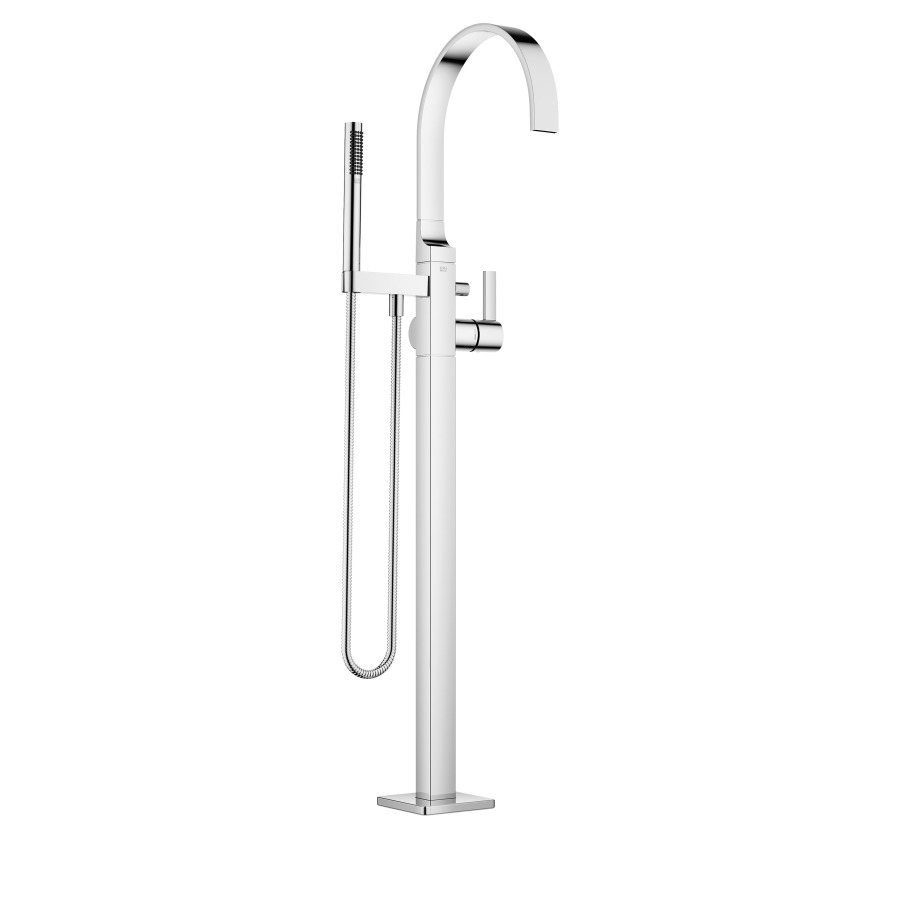 Mélangeur de bain MEM
pose libre, haute colonne
saillie 267 mm, goulot fixe
H jusqu'à aérateur 968-1038 mm
inverseur automatique bain/douche
douche à main bâton
système anticalcaire
tuyau 125 cm, support
sans corps à encastrer 751 035
débit 25.1 (L/min)
groupe acoustique&nbsp;I