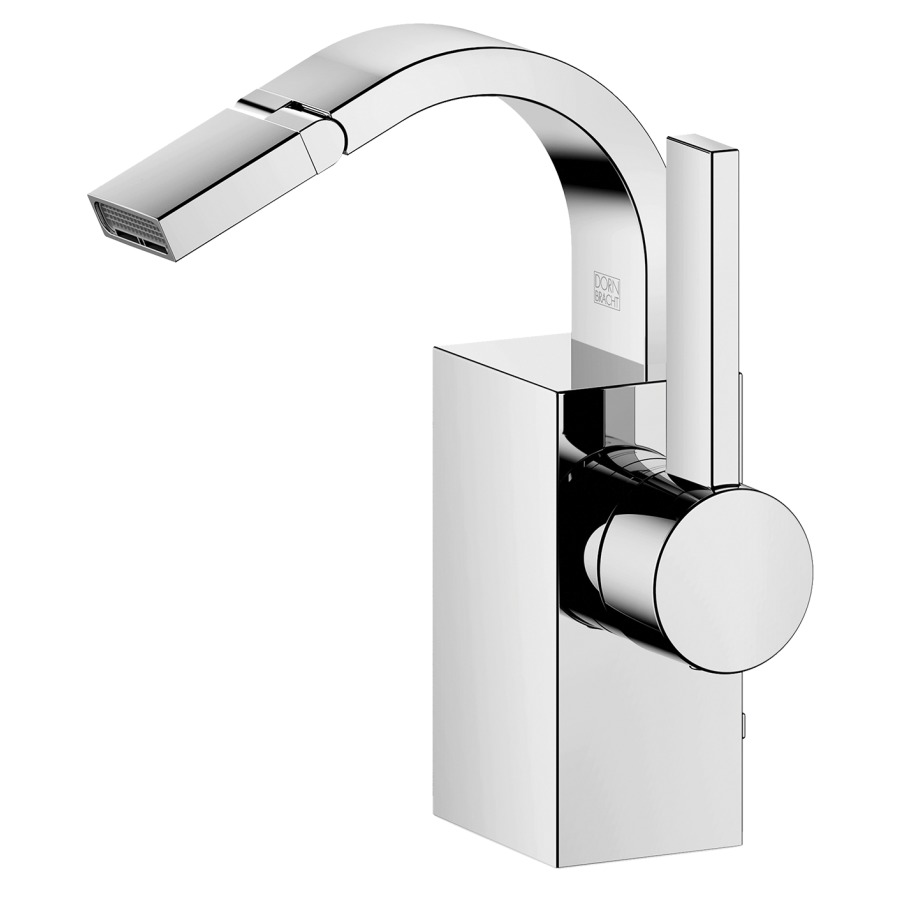 Mélangeur de bidet DORNBRACHT
saillie 110 mm, goulot orientable 44°
H jusqu'à aérateur 140 mm
avec vidage excentrique
débit 6 (L/min)
groupe acoustique&nbsp;II