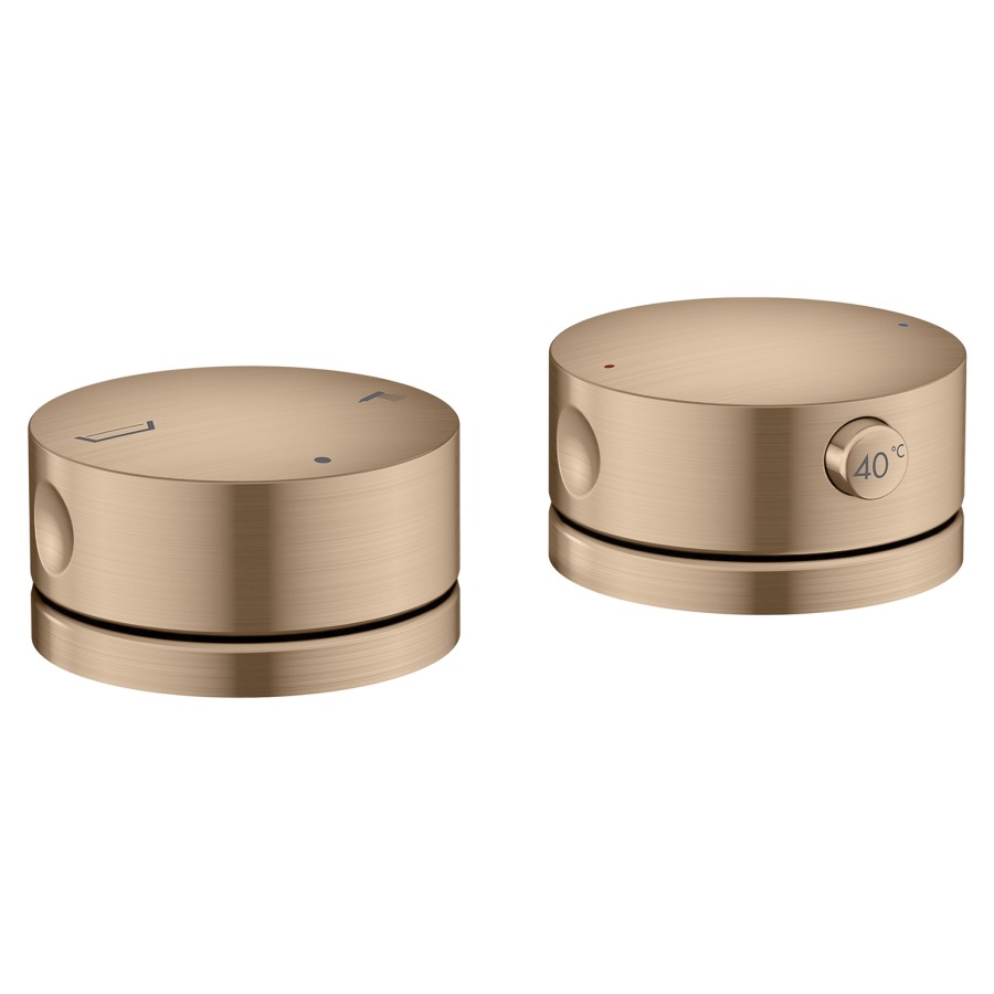 Wannenrandarmatur ONE UP
mit Thermostat, 2 Verbraucher
ohne Einbaukörper 104502