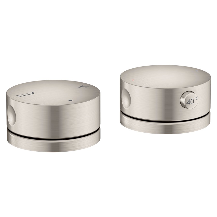 Wannenrandarmatur ONE UP
mit Thermostat, 2 Verbraucher
ohne Einbaukörper 104502