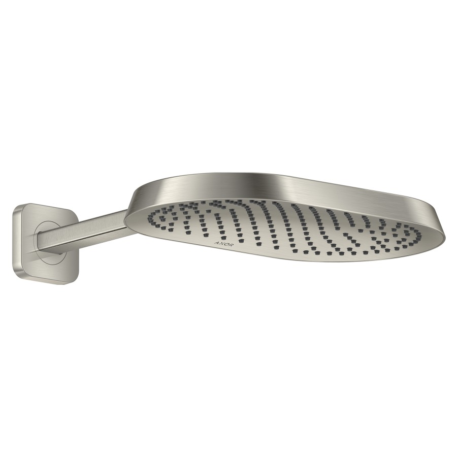 Wandbrause ShowerSphere
37 x 22 cm
mit Brausearm, 1jet, Rain
Durchflussmenge 11.2 (L/min)
Ausladung 39.1 cm