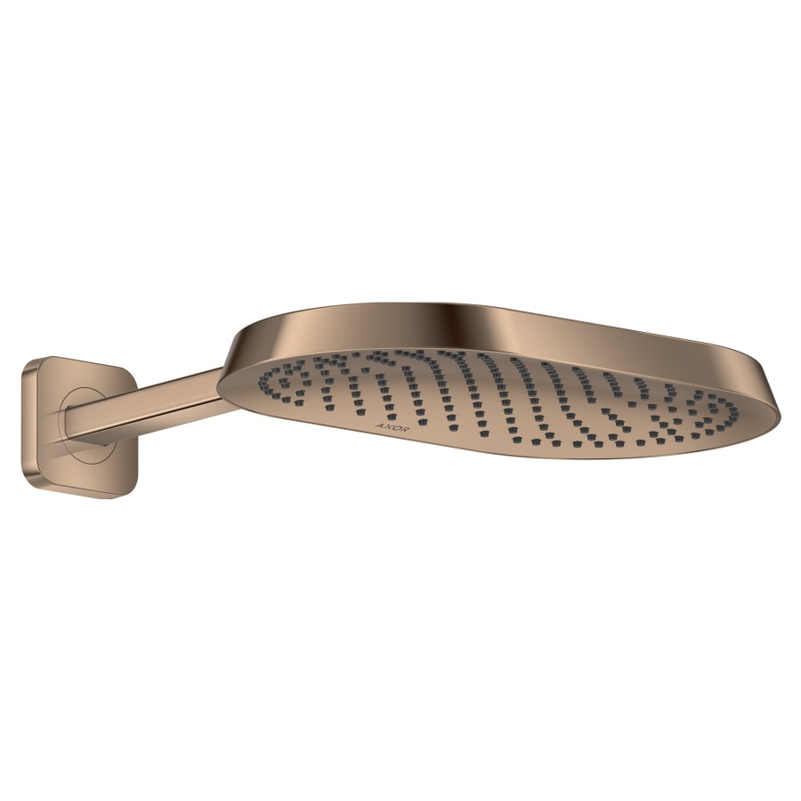 Wandbrause ShowerSphere
37 x 22 cm
mit Brausearm, 1jet, Rain
Durchflussmenge 11.2 (L/min)
Ausladung 39.1 cm