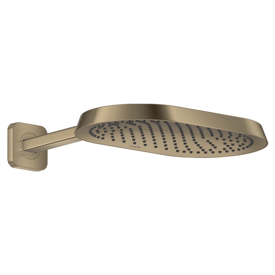 Wandbrause ShowerSphere
37 x 22 cm, EcoSmart
mit Brausearm, 1jet, Rain
Durchflussmenge 8 (L/min)
Ausladung 39.1 cm