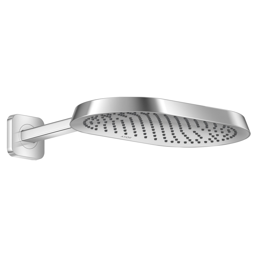 Wandbrause ShowerSphere
37 x 22 cm, EcoSmart
mit Brausearm, 1jet, Rain
Durchflussmenge 8 (L/min)
Ausladung 39.1 cm