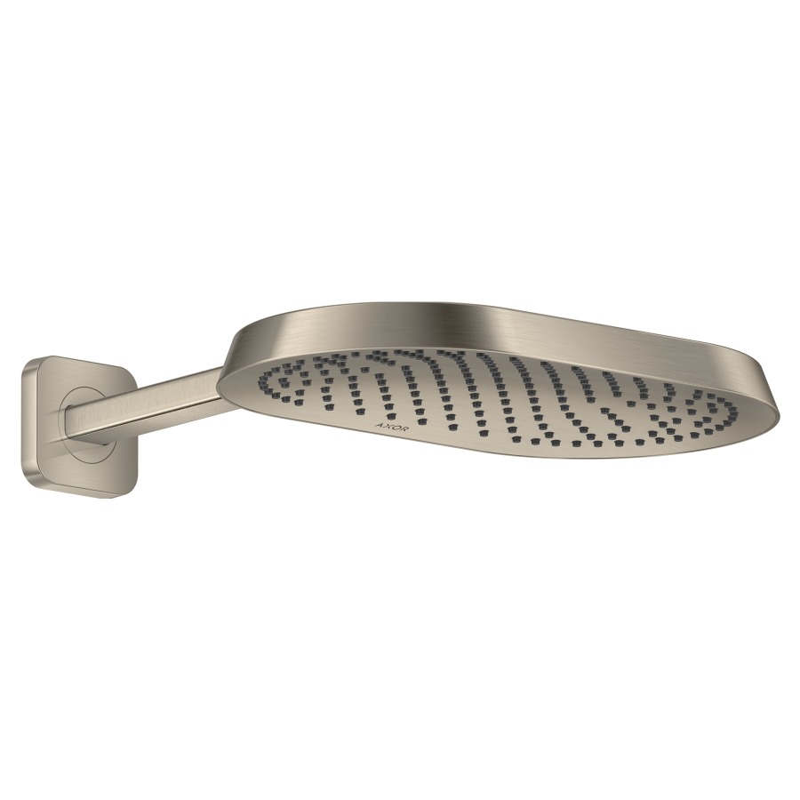 Wandbrause ShowerSphere
37 x 22 cm, EcoSmart
mit Brausearm, 1jet, Rain
Durchflussmenge 8 (L/min)
Ausladung 39.1 cm