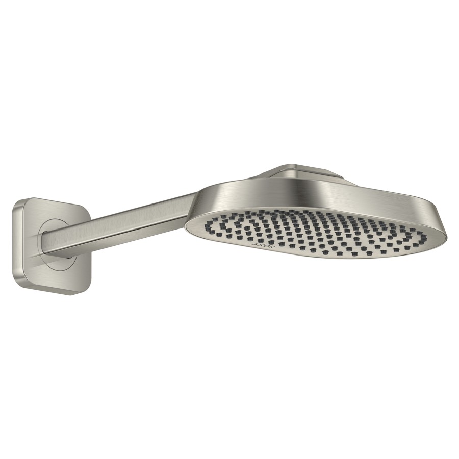 Wandbrause ShowerSphere
25 x 16 cm, EcoSmart
mit Brausearm, 1jet, Rain
Durchflussmenge 8 (L/min)
Ausladung 36.3 cm