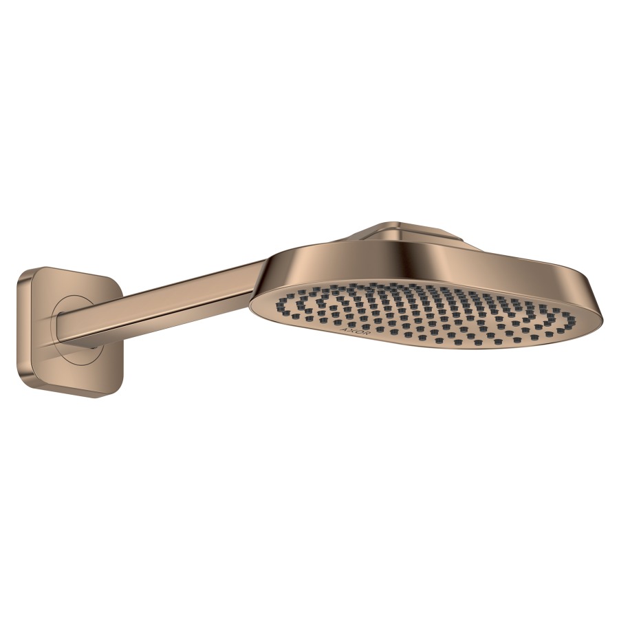 Wandbrause ShowerSphere
25 x 16 cm, EcoSmart
mit Brausearm, 1jet, Rain
Durchflussmenge 8 (L/min)
Ausladung 36.3 cm