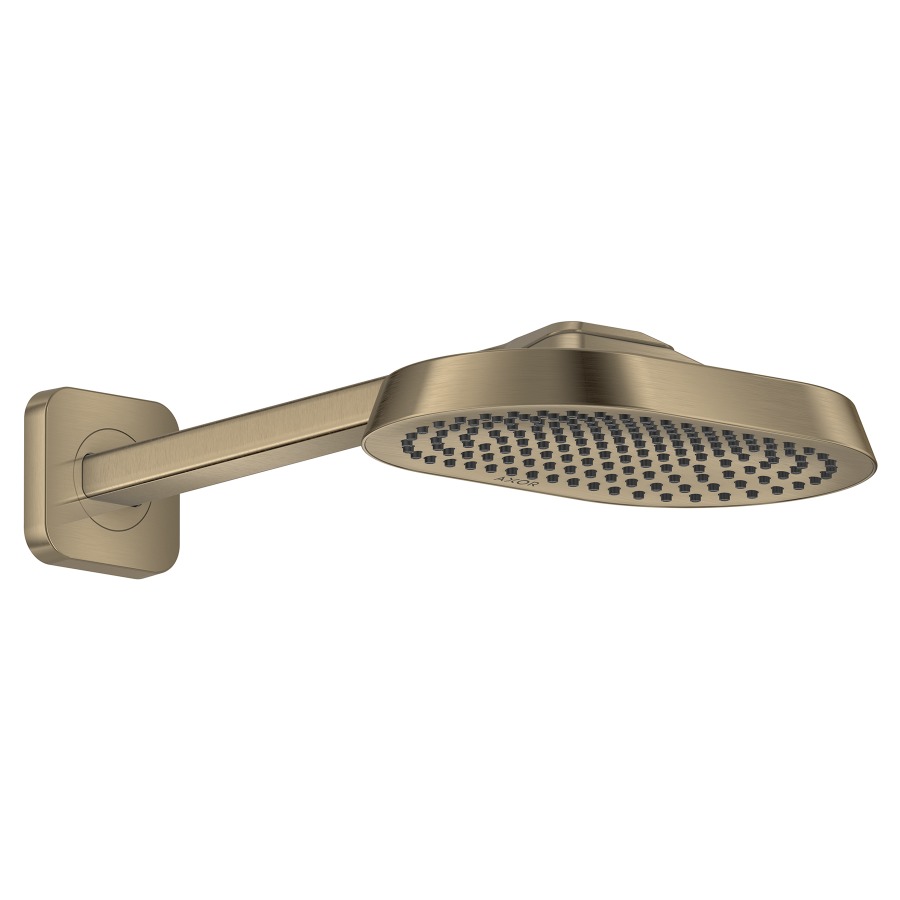 Wandbrause ShowerSphere
25 x 16 cm, EcoSmart+
mit Brausearm, 1jet, Rain
Durchflussmenge 6 (L/min)
Ausladung 36.3 cm