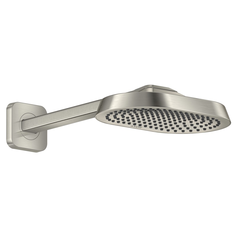 Wandbrause ShowerSphere
25 x 16 cm, EcoSmart+
mit Brausearm, 1jet, Rain
Durchflussmenge 6 (L/min)
Ausladung 36.3 cm
