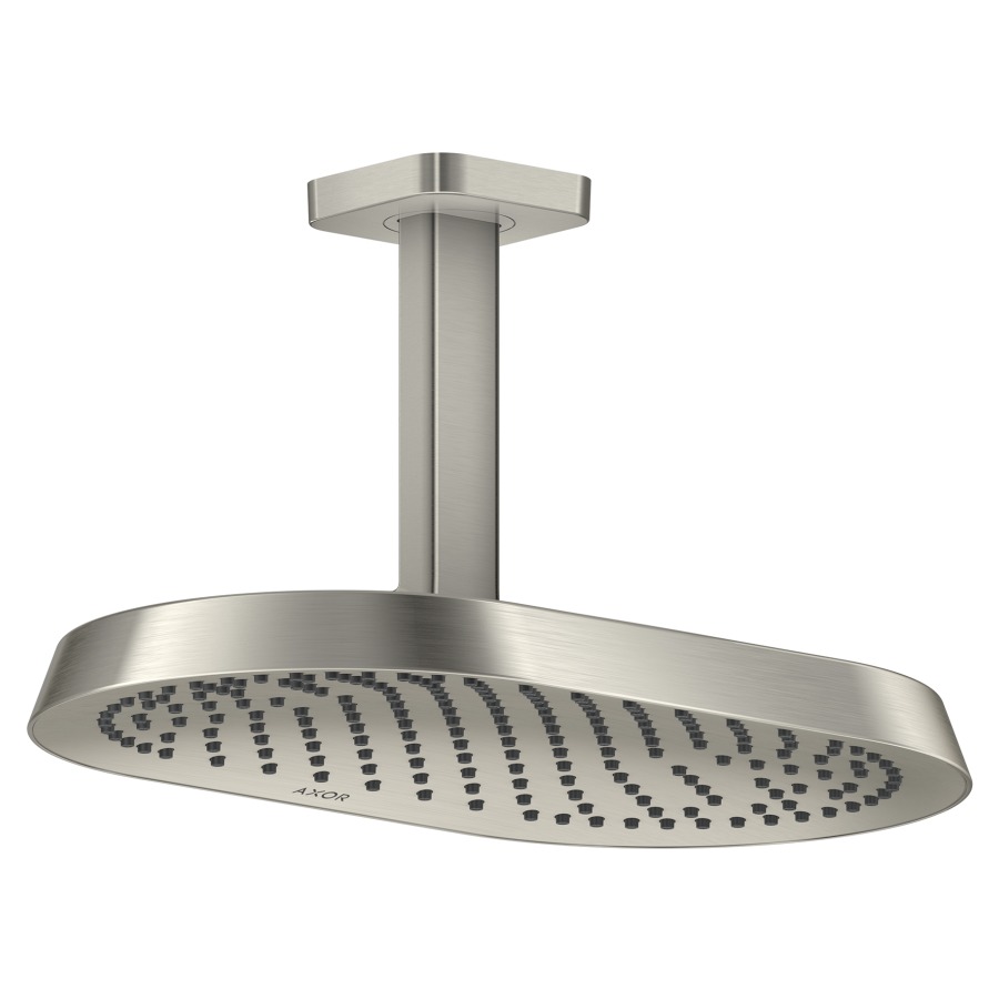Deckenbrause ShowerSphere
37 x 22 cm, EcoSmart
1jet, Rain
Durchflussmenge 8 (L/min)
mit Deckenanschluss 14.5 cm