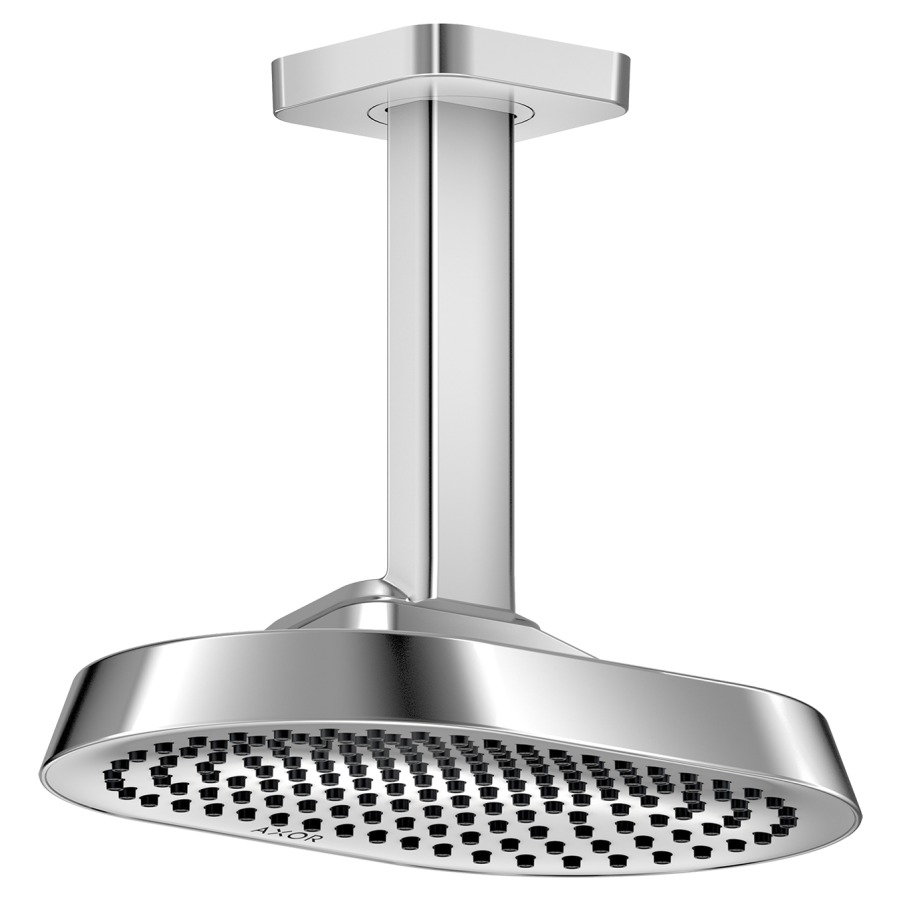 Deckenbrause ShowerSphere
25 x 16 cm, EcoSmart
1jet, Rain
Durchflussmenge 8 (L/min)
mit Deckenanschluss 14.5 cm