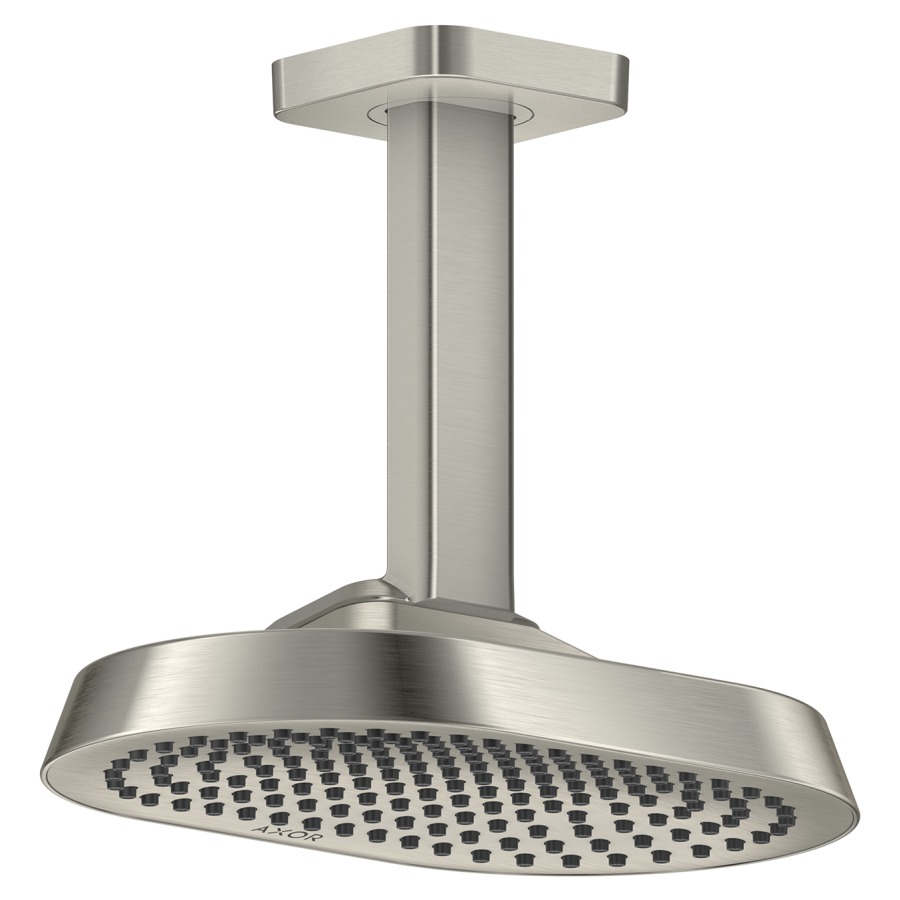 Deckenbrause ShowerSphere
25 x 16 cm, EcoSmart
1jet, Rain
Durchflussmenge 8 (L/min)
mit Deckenanschluss 14.5 cm