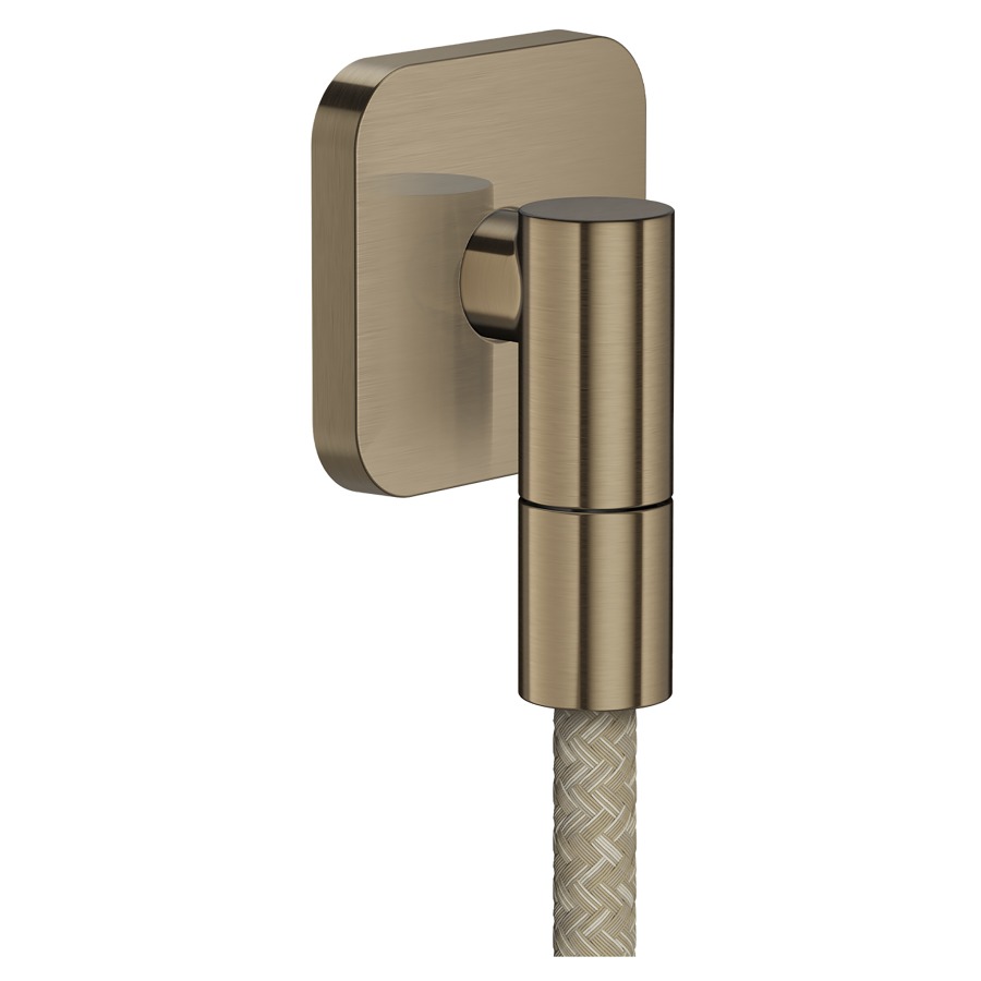 Brause-Anschlussbogen Wall outlet Fine
softsquare, mit Rückflussverhinderer
