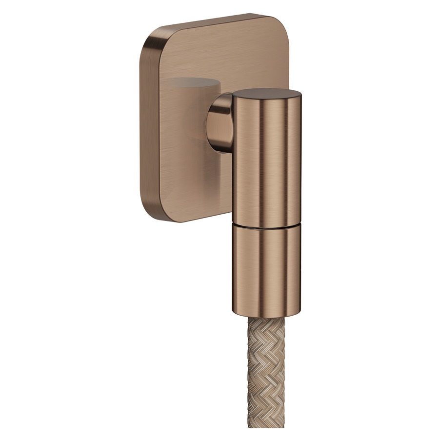 Brause-Anschlussbogen Wall outlet Fine
softsquare, mit Rückflussverhinderer
