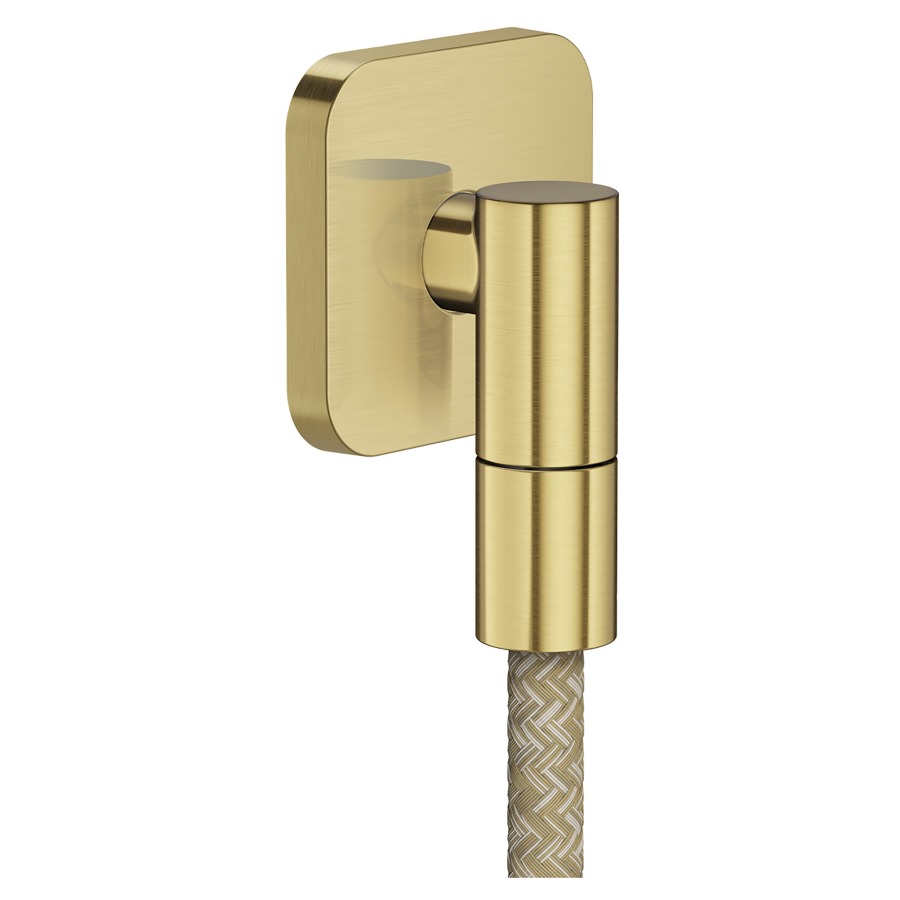 Brause-Anschlussbogen Wall outlet Fine
softsquare, mit Rückflussverhinderer