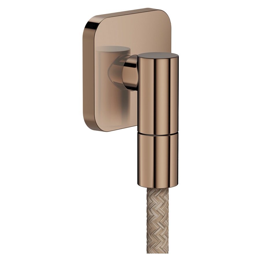 Brause-Anschlussbogen Wall outlet Fine
softsquare, mit Rückflussverhinderer