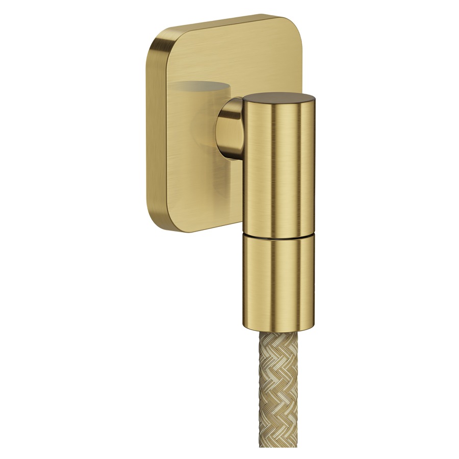 Brause-Anschlussbogen Wall outlet Fine
softsquare, mit Rückflussverhinderer